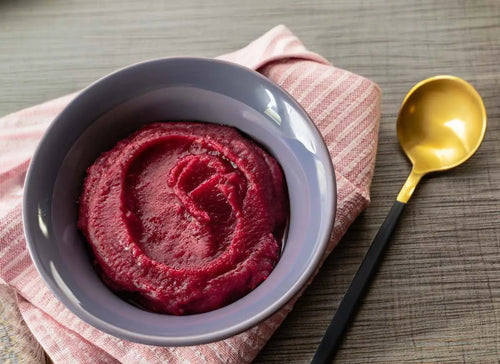 Banaan met rode bietjes - recept voor babyvoeding