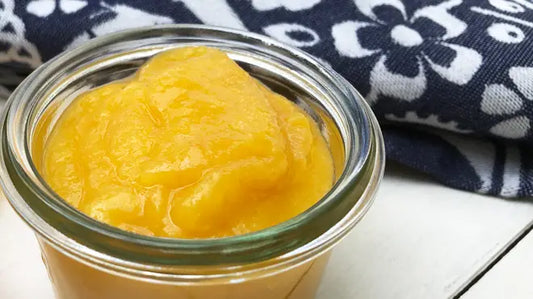 Appel, abrikoos en mangohapje - Fruithapje voor je baby