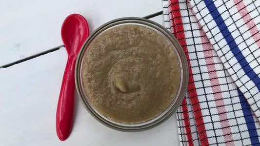 Appel, banaan en meloenhapje - Fruithapje voor je baby
