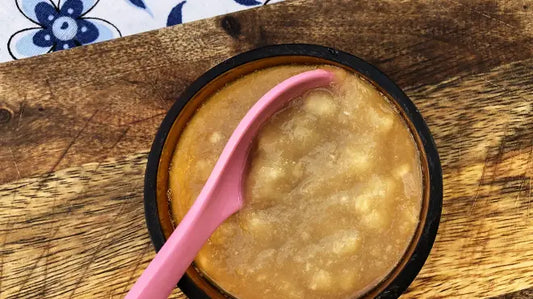 Babyhapje van appel, peer en banaan - Fruithapje voor je baby