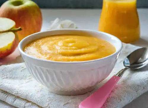 Appel peer sinaasappelpuree