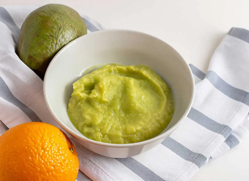 Avocado, sinaasappel en appelhapje - Fruithapje