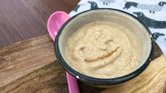 Banaan, pindakaas en appel hapje