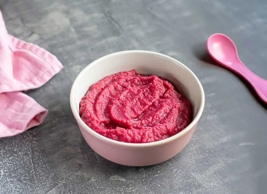 Bietenpuree met wortel - recepten voor babyvoeding