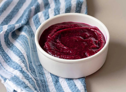 Blauwe bessen puree - recepten voor babyvoeding