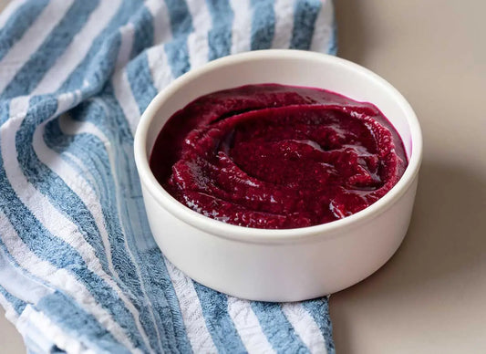 Blauwe bessen puree - recepten voor babyvoeding