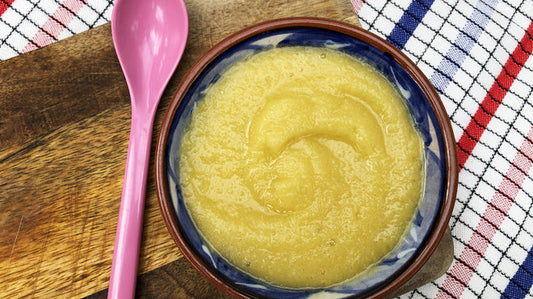 Mango appel banaan puree