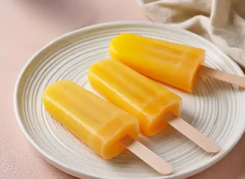 Mango-sinaasappel ijsjes
