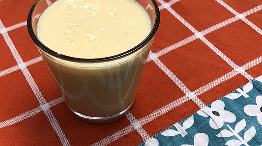 Nectarine milkshake