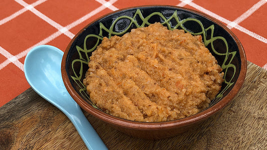 Tomatenpuree met rijst en gehakt