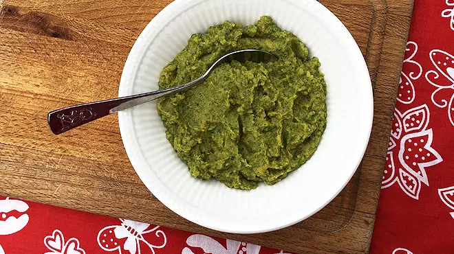 Broccoli bataat hapje - Zelf babyvoeding maken