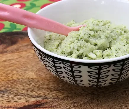 Broccoli en bloemkool met rijst - zelf babyvoeding maken