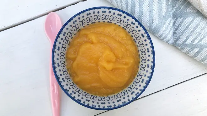 Abrikoos en appelhapje - Fruithapje voor je baby