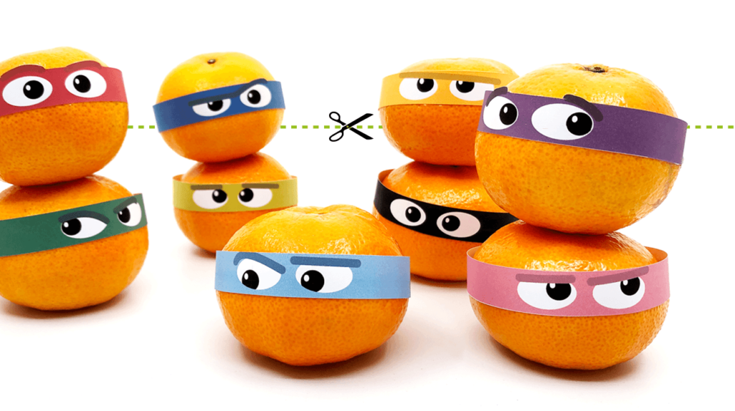 Traktatie Ninja mandarijnen
