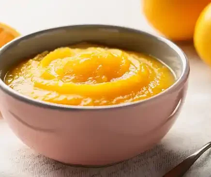 Sinaasappel mango hapje