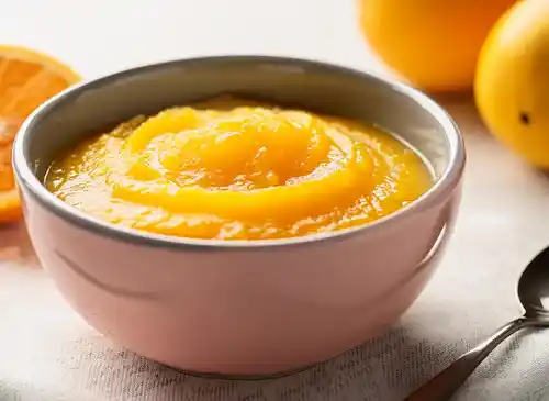 Sinaasappel mango hapje