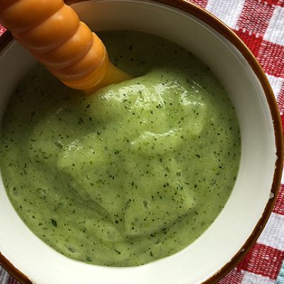 Courgette puree