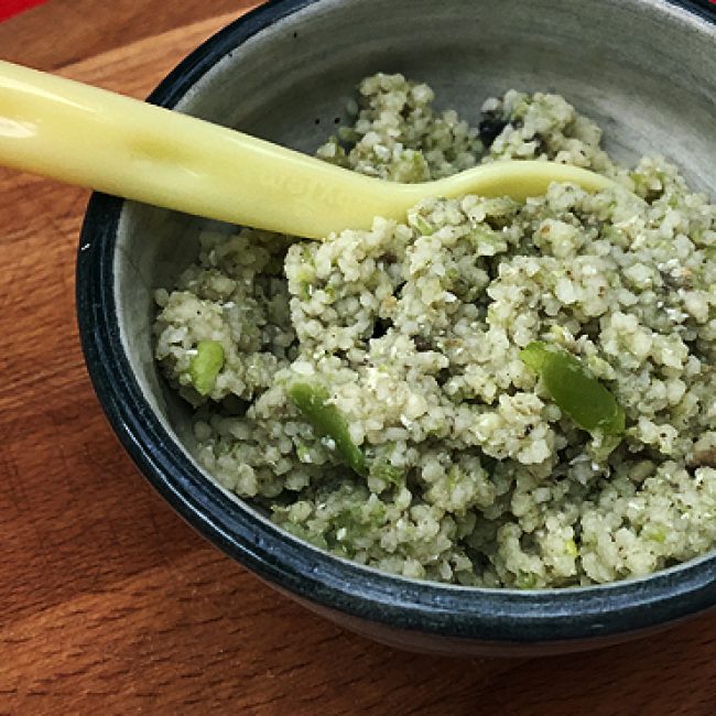 Couscous met kip, champignons en boontjes