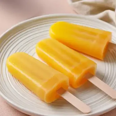 Mango-sinaasappel ijsjes