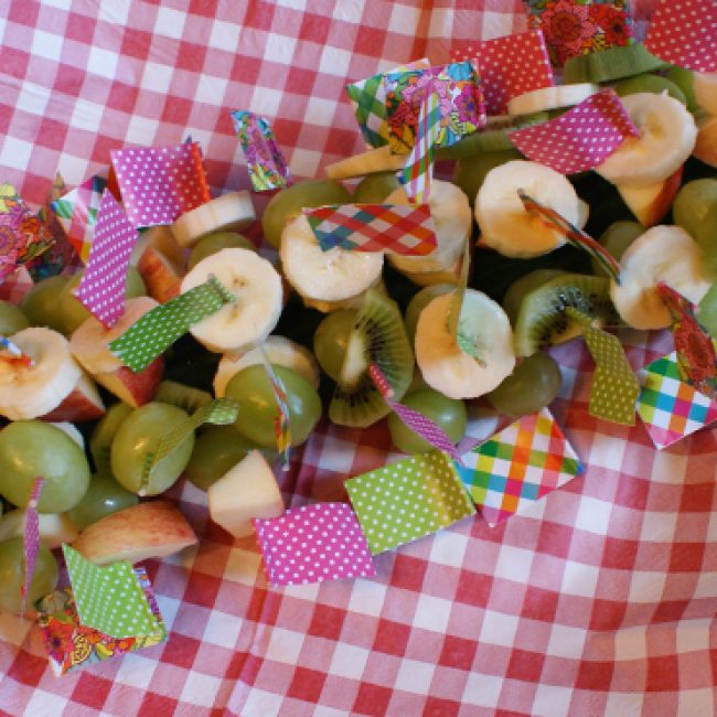 Traktatie fruitprikkers