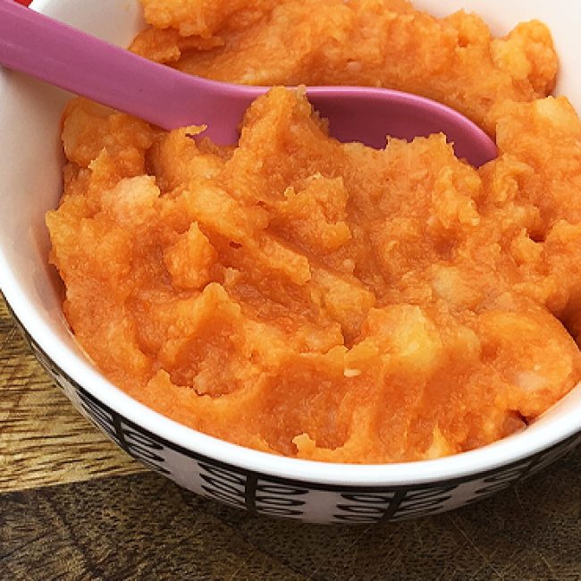 Wortel pastinaak puree